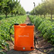 Електрическа помпа за пръскане, батерия 8Ah, накрайник от неръждаема стомана, 16л, регулируема струя