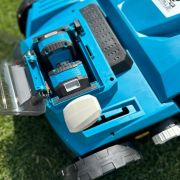 Скарификатор и аератор за тревни площи, Dedra, Акумулатор 1800W, 2x18V/36V, ширина 38см, кош 45л