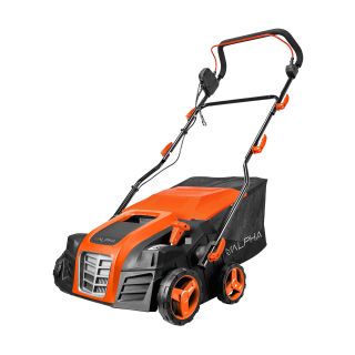 Електрически скарификатор и аератор за тревни площи, ALPHA LAWN, 2000W, ширина 40см, кош 55л
