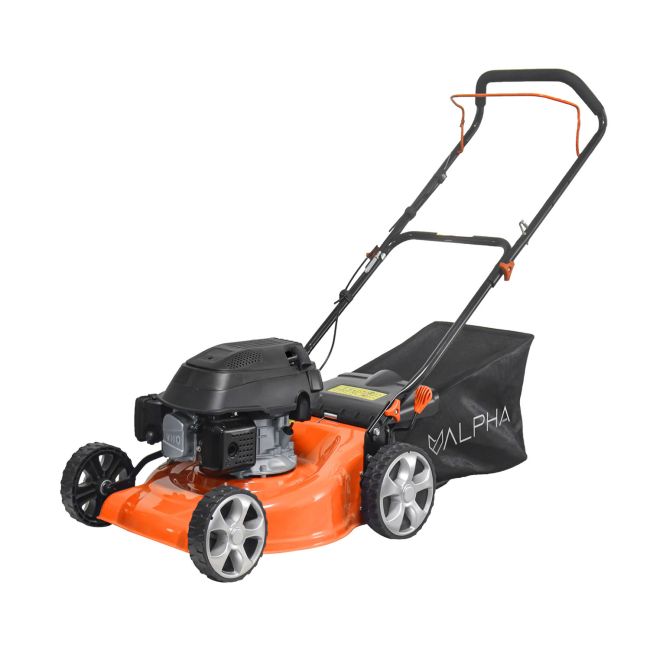 Бензинова косачка за трева, ALPHA LAWN, 3.1HP, двигател Sinharbour 139cc, ширина на косене 46см, кош 60л
