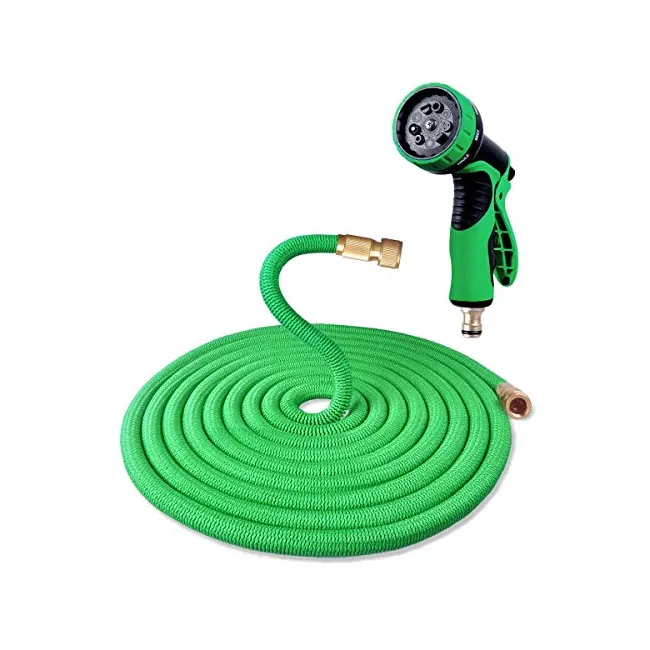 Комплект разтегателен градински маркуч 22,5 м – пистолет и метални конектори
