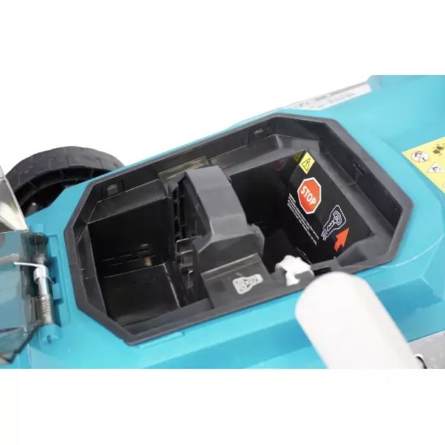 Косачка за трева, Dedra, Акумулатор 2x18V, ширина 43 см, кош 50л, скорост 2900RPM, SAS+ALL